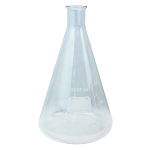 Erlenmeyer Flask, Narrow Neck, Boro 3.3, 300 Ml, With Crimped Rim And